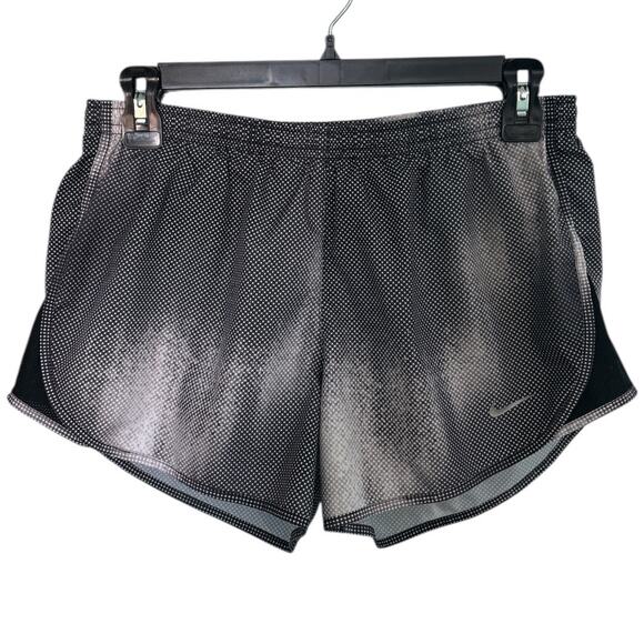 Nike Women's Dri-fit Tempo Running Shorts Black White Size Small 3" Inseam Print - Picture 2 of 5